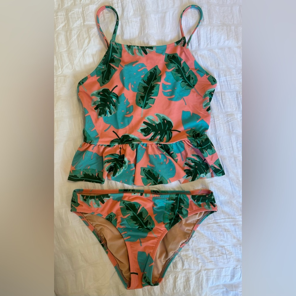 Girls Crew Cuts Tankini with Ruffle Detail! Sz. 12